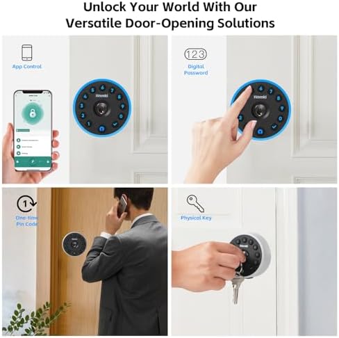 Unlock hassle-free with our smart deadbolt