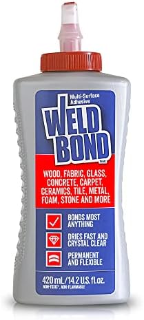 Weldbond Multi-Surface Glue - 142 oz Crystal Clear Bonding