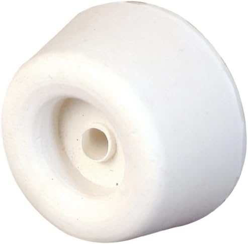 Insulated Durable White Rubber Bumper for Furniture Doors 4-Pack