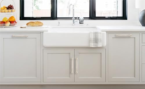 10-Piece Polished Nickel Cabinet Pulls 125-inch 32mm Hole Centers