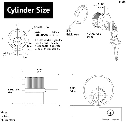 Zinc Alloy Door Lock System with Adams Right Cam