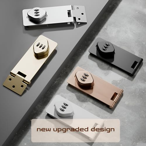 Secure Convenient Keyless Combination Lock for Cabinet Doors