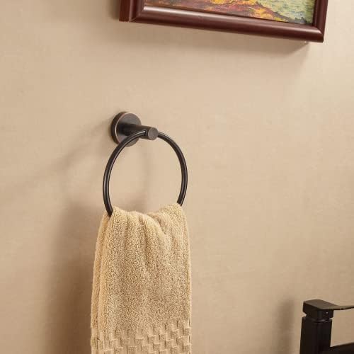 WEIKO Bronze Toilet Paper Holder Towel Ring Set