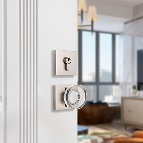 Coolnews Crystal Glass Door Lock Set
