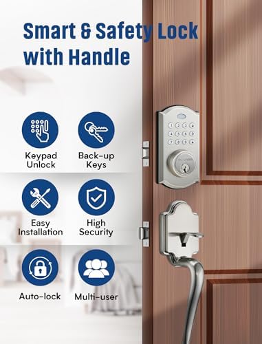 ELAMOR M19 Smart Keyless Entry Door Lock Set