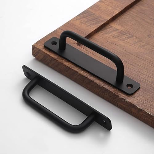 Premium 12-Piece 5-Inch Matte Black Cabinet Handles
