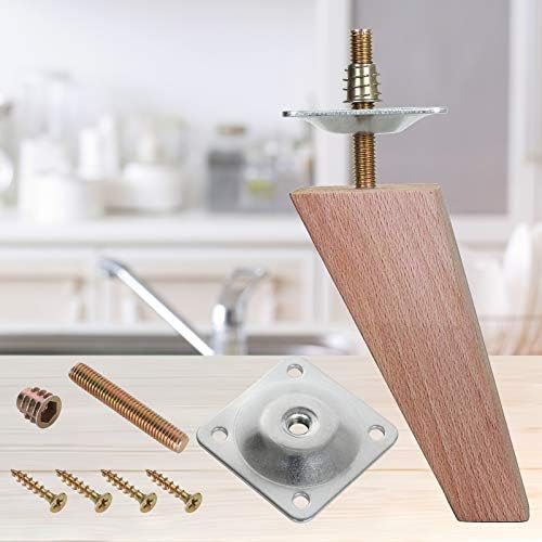 Furniture Legs Mounting Plates Heavy-Duty Top Plates for Sofas More