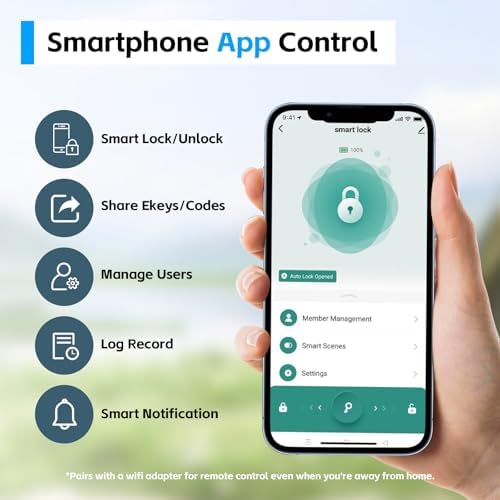 Unlock hassle-free with our smart deadbolt
