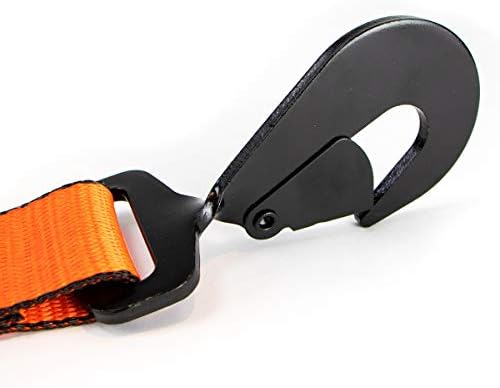 VULCAN Car Tie Down 2 Inch 96 Inch 2 Pack PROSeries 3300 LBS