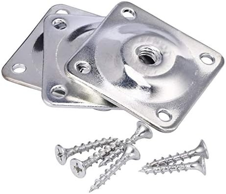 Maricome 4-Piece Leg Mounting Plate Set for Sofa and Table Legs