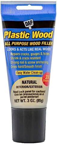 DAP 580 Series 3oz Latex Plastic Wood Filler - Repair Cracks scratches and Holes