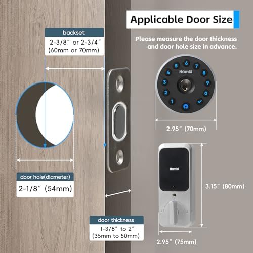Unlock hassle-free with our smart deadbolt