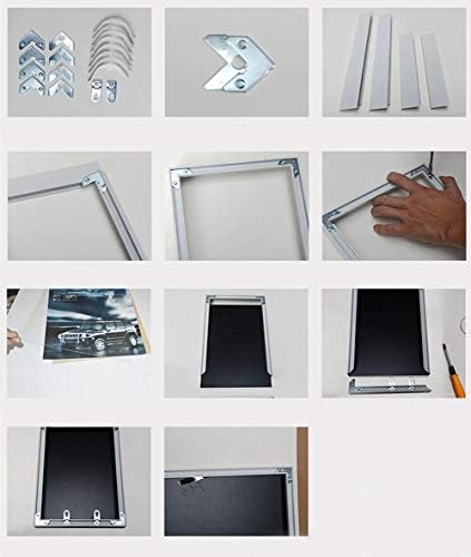 UPSTORE L-Shaped Metal Picture Frame Hangers Kit
