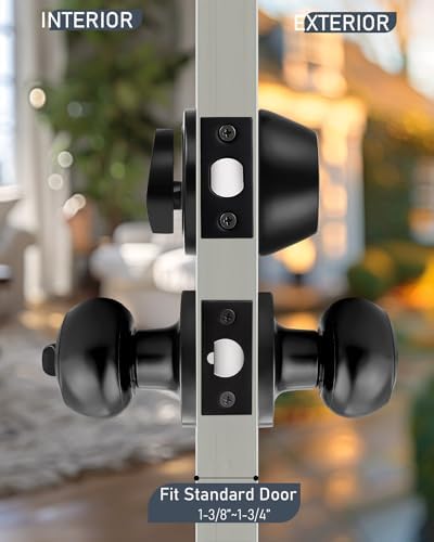 Brotima 2 Pack Keyed Alike Door Lock Set