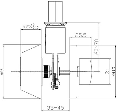 Design House 727446 Single Cylinder 6-Way Universal Deadbolt with Latch SATIN Nickel