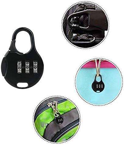 HillHome Secure Travel Combination Padlock Set for Luggage