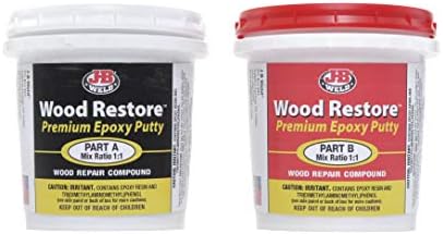 J-B Weld 40006 Wood Restore Premium Epoxy Putty Kit - 32 oz