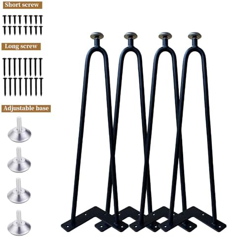 16-inch 4-Piece Flush Mount Desk Legs 800lbs Metal Staircases