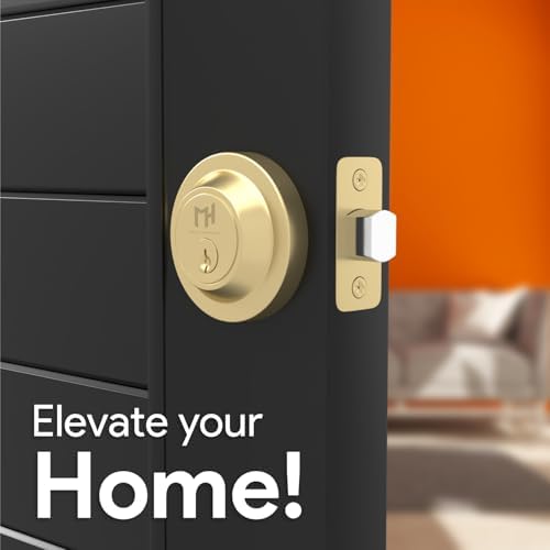 Secure Entry Deadbolt Lock withversatile Installation