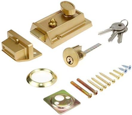 Durable Night Latch Deadbolt Set for Safety