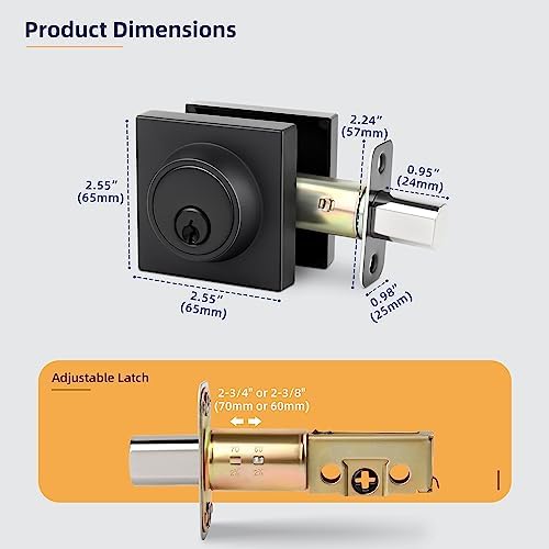 Purchase-Quality Entry Security Deadbolt Lock