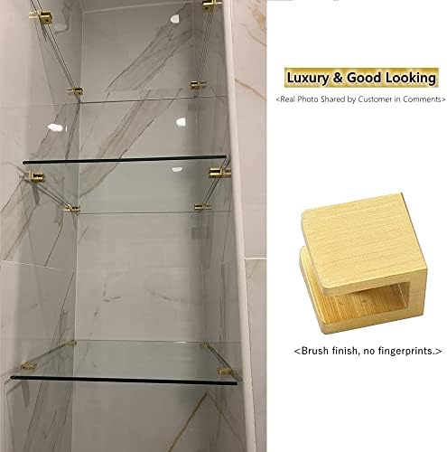 Versatile Glass Shelf Clamp Durable Easy to Use Aesthetic