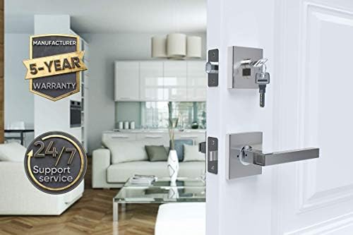 CONCORDIA Satin Nickel Deadbolt Set