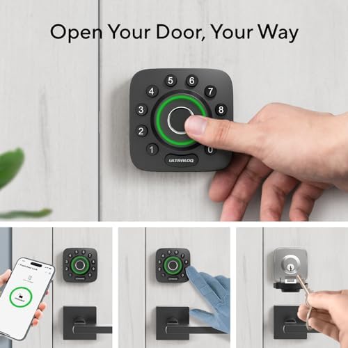 ULTRALOQ U-Bolt Pro Smart Lock 6-in-1 Keyless Entry Deadbolt Lock