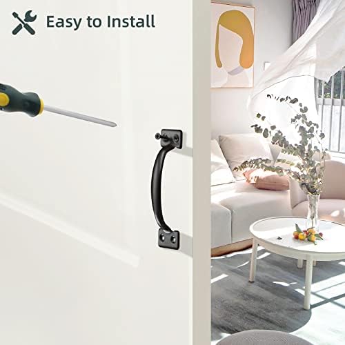 HIGH-QUALITY 6-12 INCH METAL GATE DOOR PULLS SET OF 20