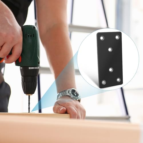 Durable Flat Mending Plate Set for Wood Furniture Support