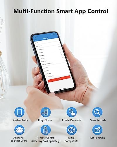 Zowill Smart Lock with APP Control and Touchscreen Keypad