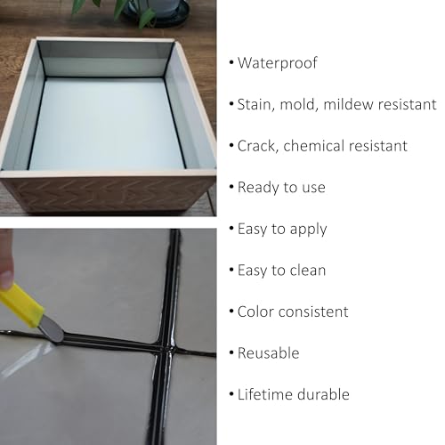 Bright White Epoxy Grout for Tile