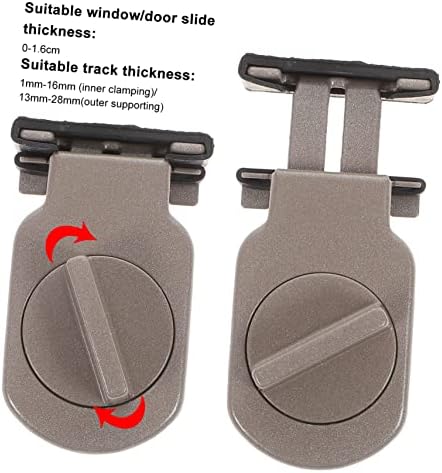 4-Piece Childproof Door Window Lock Set