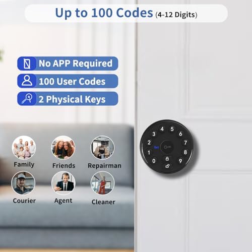 Keyless Entry Door Lock with Keypad and Keypad Deadbolt