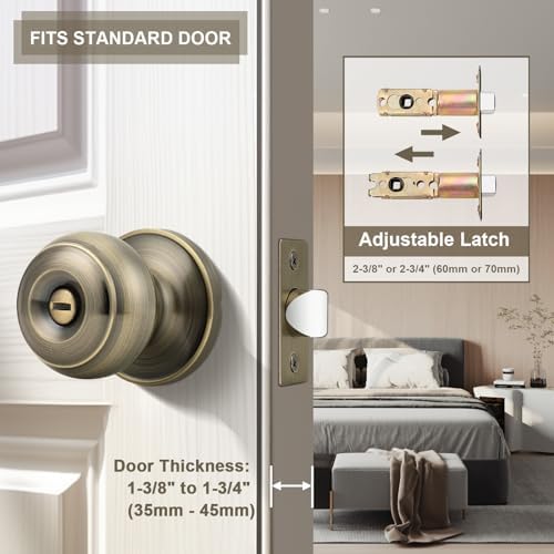 Probrico Privacy Door Knobs