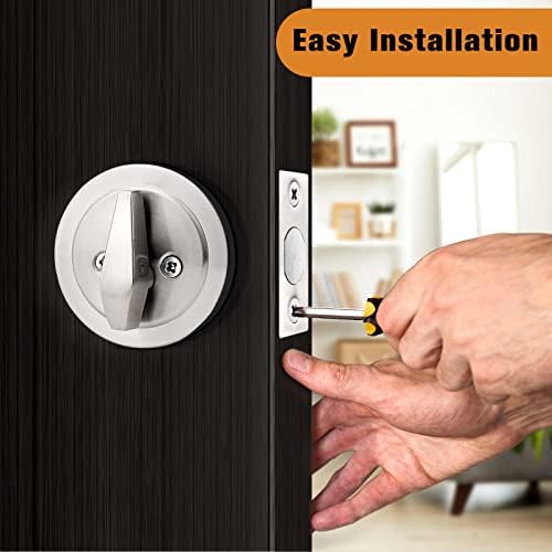 Probrico 5-Piece Door Deadbolts Keyed Alike Anti-Theft Zinc Alloy