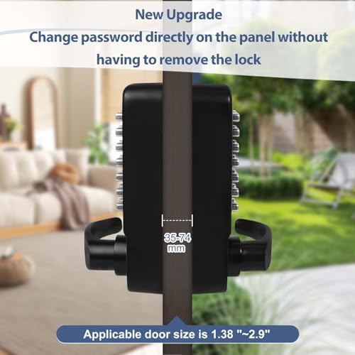 Souyou New Double Sided Keyless Door Lock Fast Secure Door Security