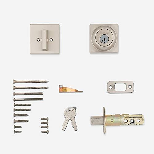 Kwikset 660SQT-26S Smart Deadbolt with RCAL Latch Strike - Bright Chrome Finish