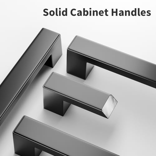 Cobbe 10-Pak Matte Black Kitchen Cabinet Pulls