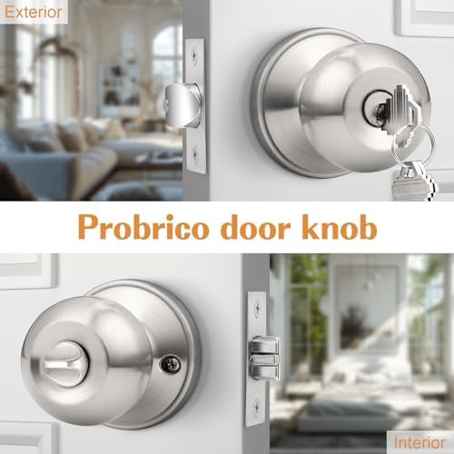 Secure Durable 5-Pack Door Knobs
