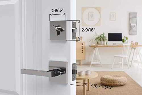CONCORDIA Satin Nickel Deadbolt Set