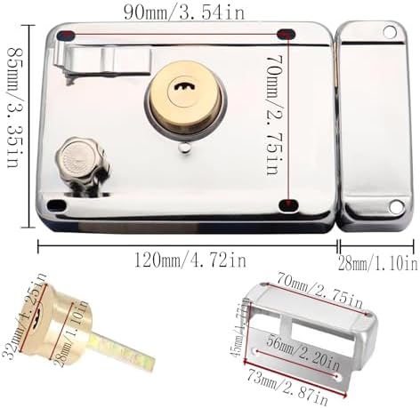 Secure Exterior Door Lock Set