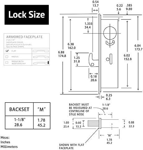 Zinc Alloy Door Lock System with Adams Right Cam