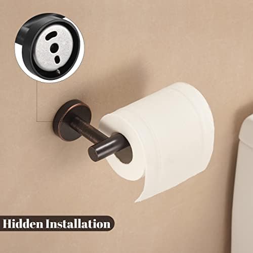 Stylish Bronze Farmhouse Toilet Paper Towel Holder