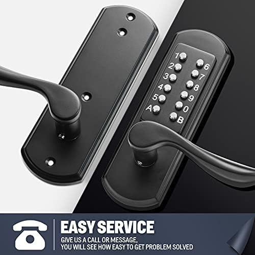 Right-Handed Stainless Steel Door Lock with Keypad Secure Reliable