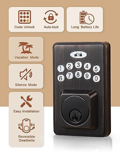 Smart Keypad Deadbolt Set