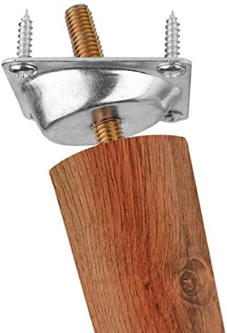 14-Degree Angled Leg Mounting Plates for Furniture