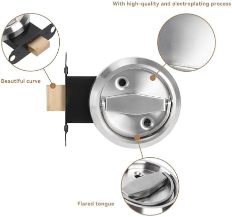 Stainless Steel Door Lock Triple-Lock System Heavy Duty Durable Design