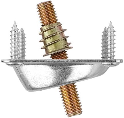 14-Degree Angled Leg Mounting Plates for Furniture