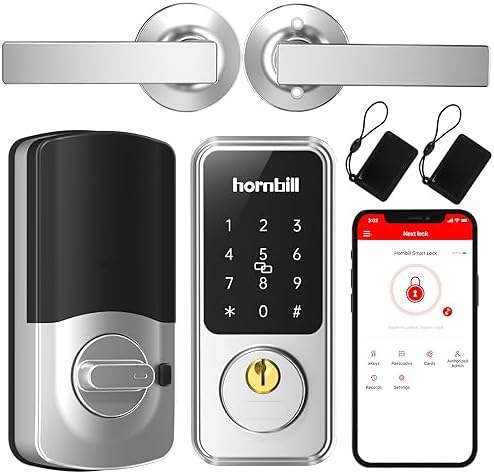 Smart Keypad Door Lock with Handlesets